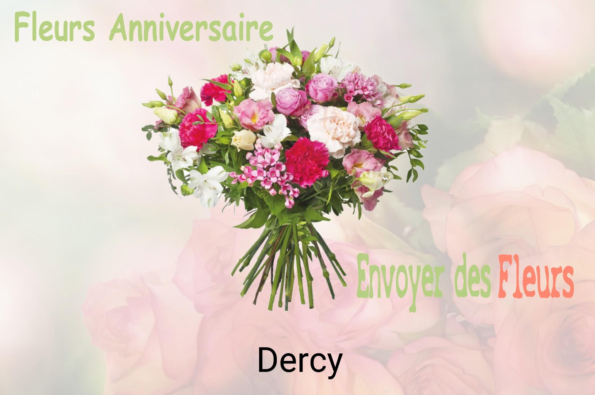 Bouquet de fleurs d’anniversaire livré à Dercy